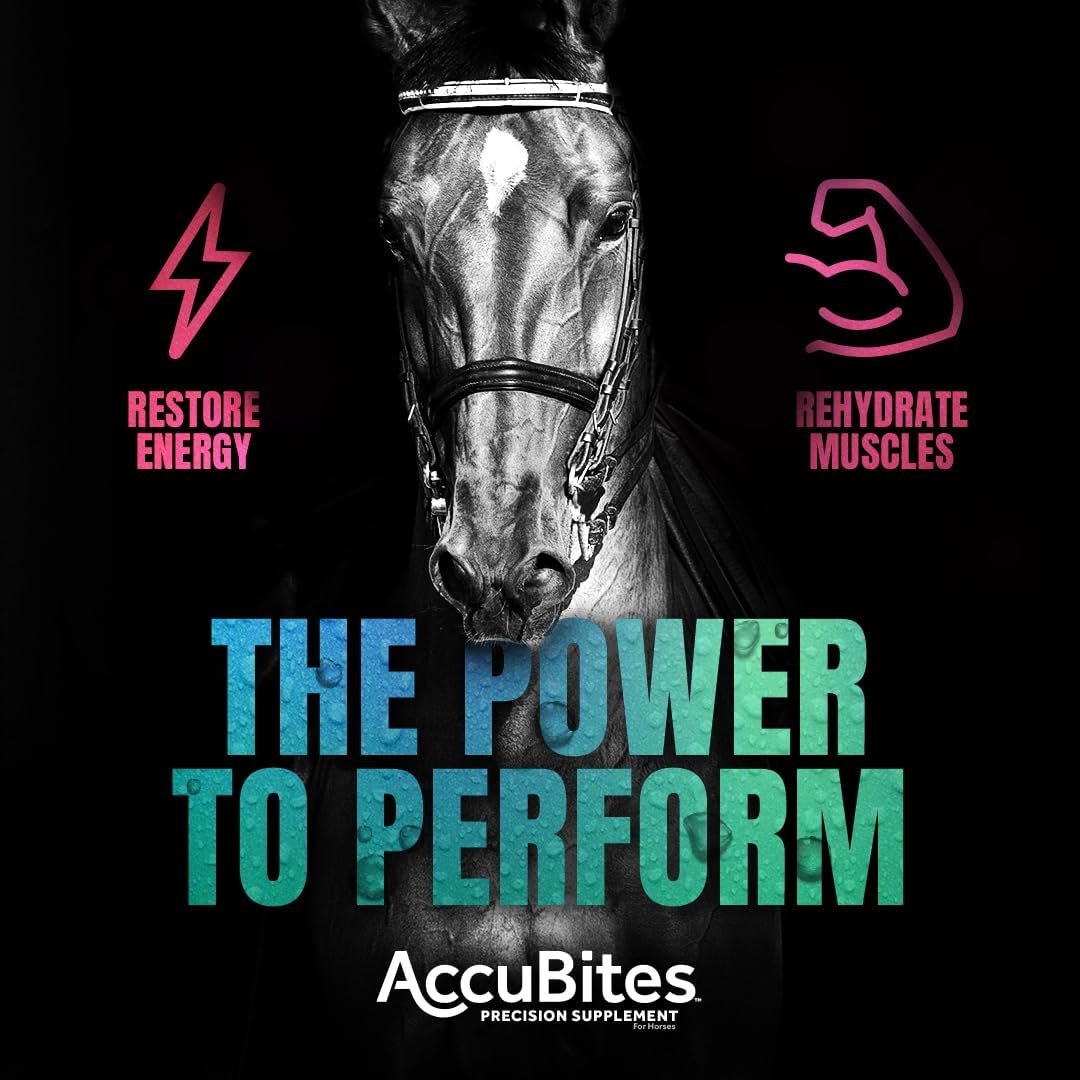 Manna Pro AccuBites Equine Supplement for Hydration, Immune Support, and Overall Health - 1.6 lbs