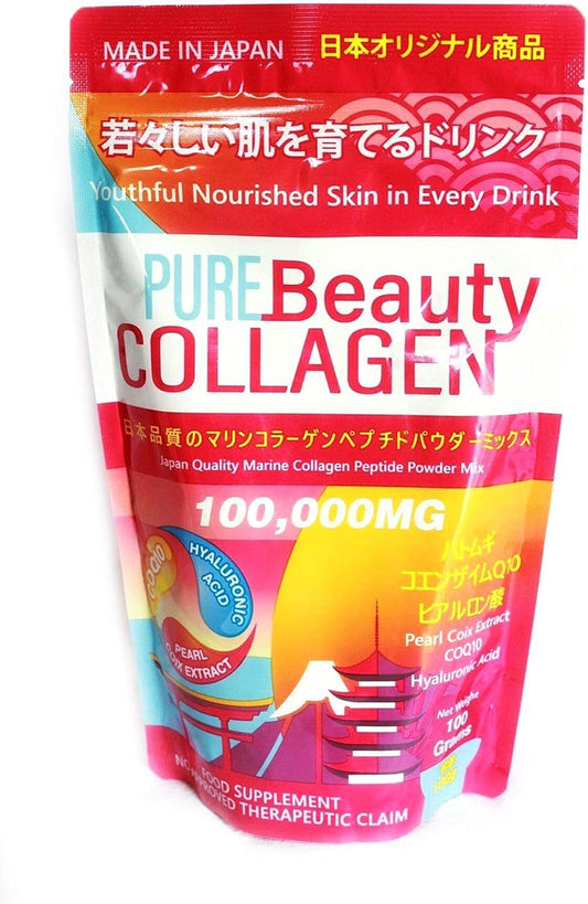 Marine Collagen Powder Mix - 100,000mg of Pure Beauty Collagen