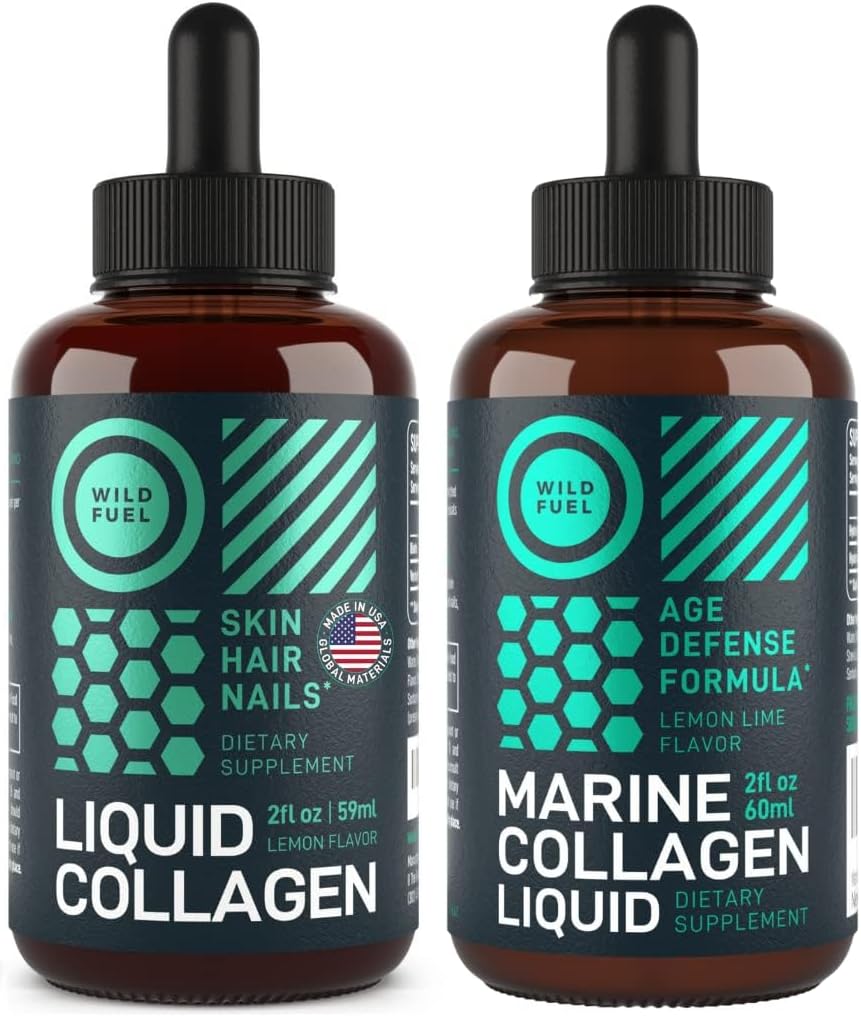Marine Liquid Collagen Bundle with Biotin for Wild Fuel Energy