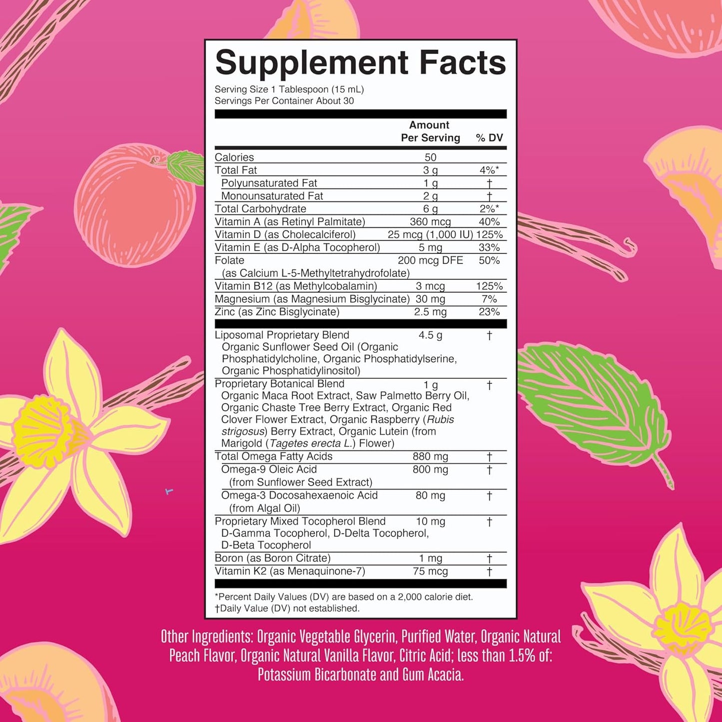 MaryRuth Organics Women's 40+ Multivitamin Liposomal with Immune Support, Energy, Sleep Aid - Vegan, Non-GMO, Sugar Free - 15.22 Fl Oz