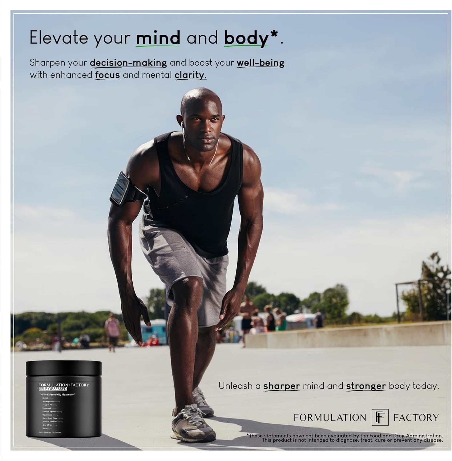 Masculinity Maximizer Supplement for Men - Shilajit, Tongkat Ali, Ashwagandha, Fenugreek - Muscle Growth, Energy, Drive, Strength, Recovery - 2 Month Supply