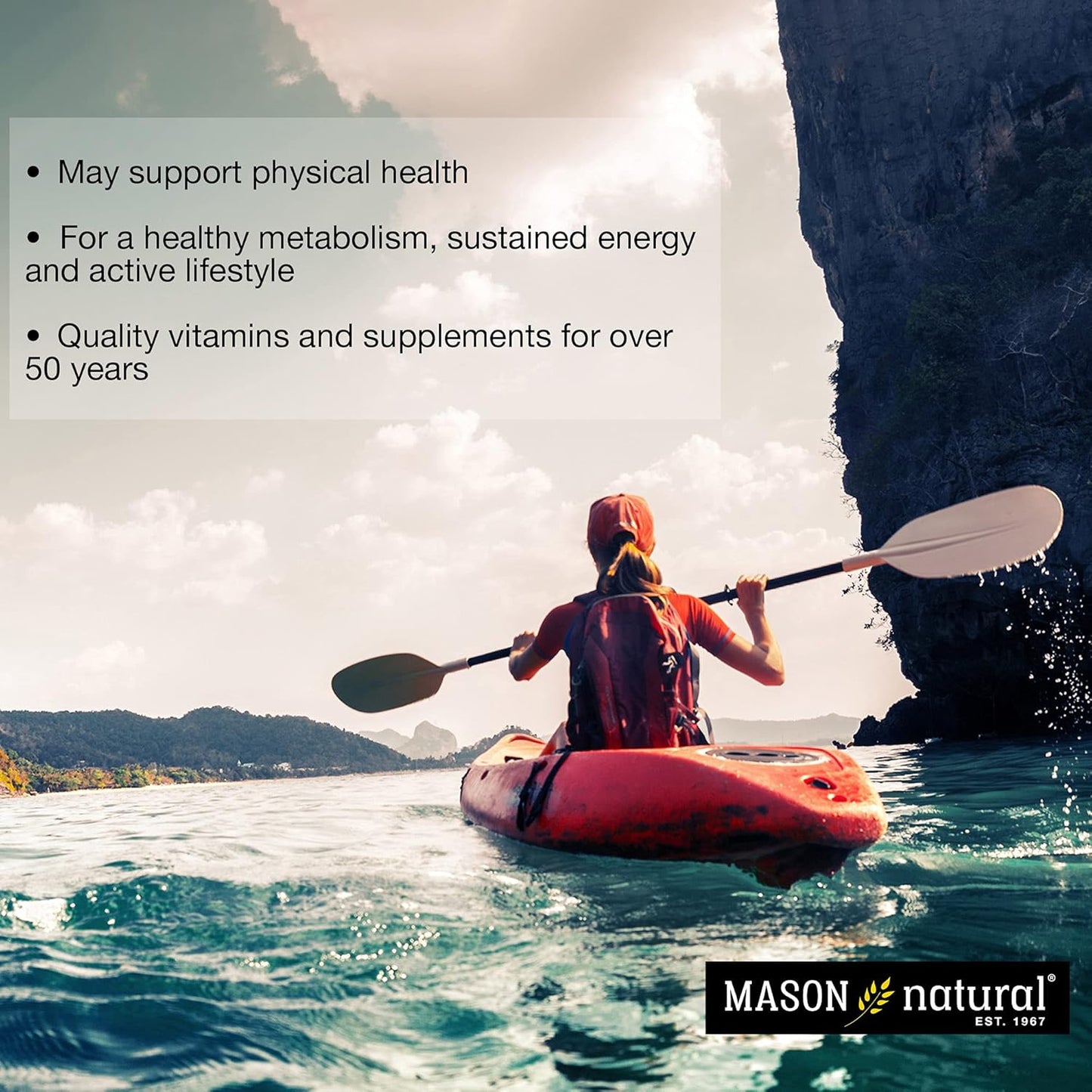 MASON NATURAL Vitamin B1 100 mg Tablets Bundle - Supports Energy Conversion, Nerve, and Immune Health - Pack of 300 Tablets