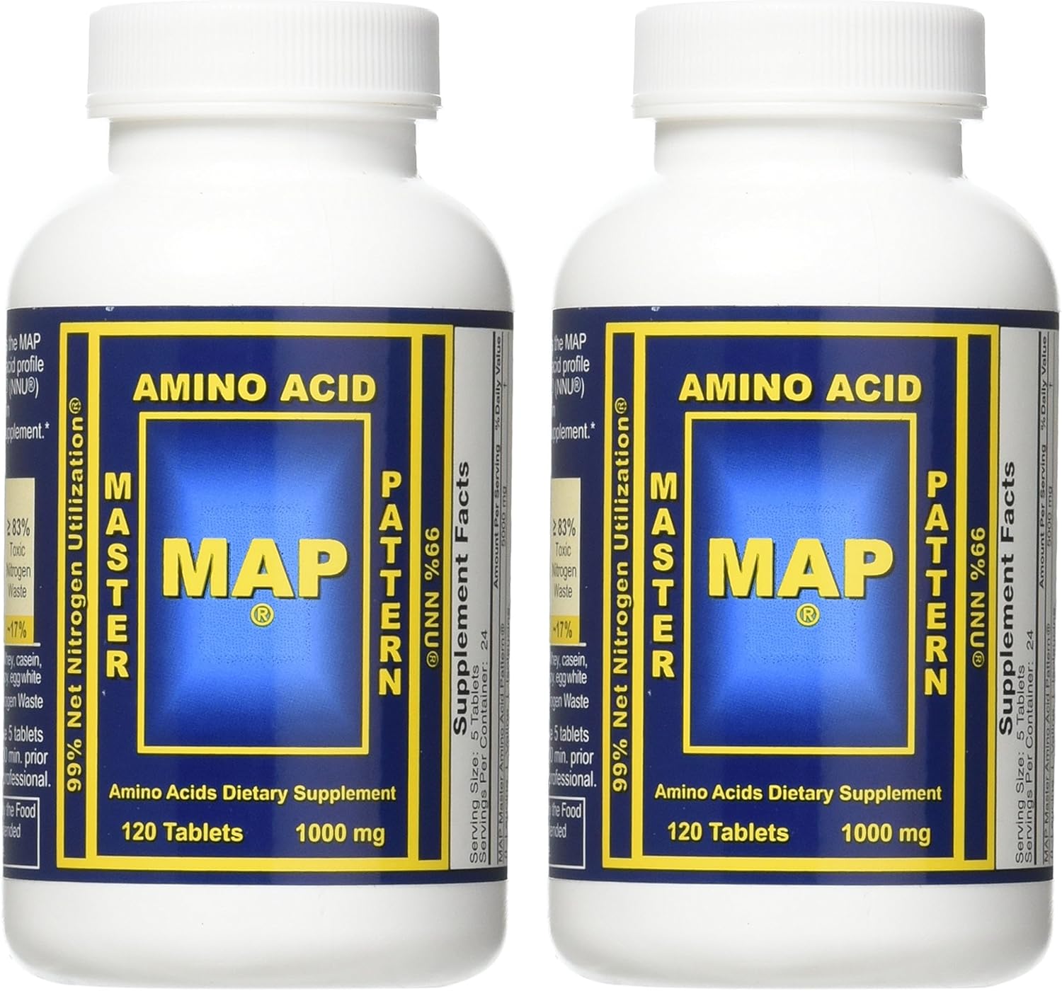 Master Amino Acid Pattern 1000mg Muscle Building Supplement by Pam GM Concepts - INRC Map 2