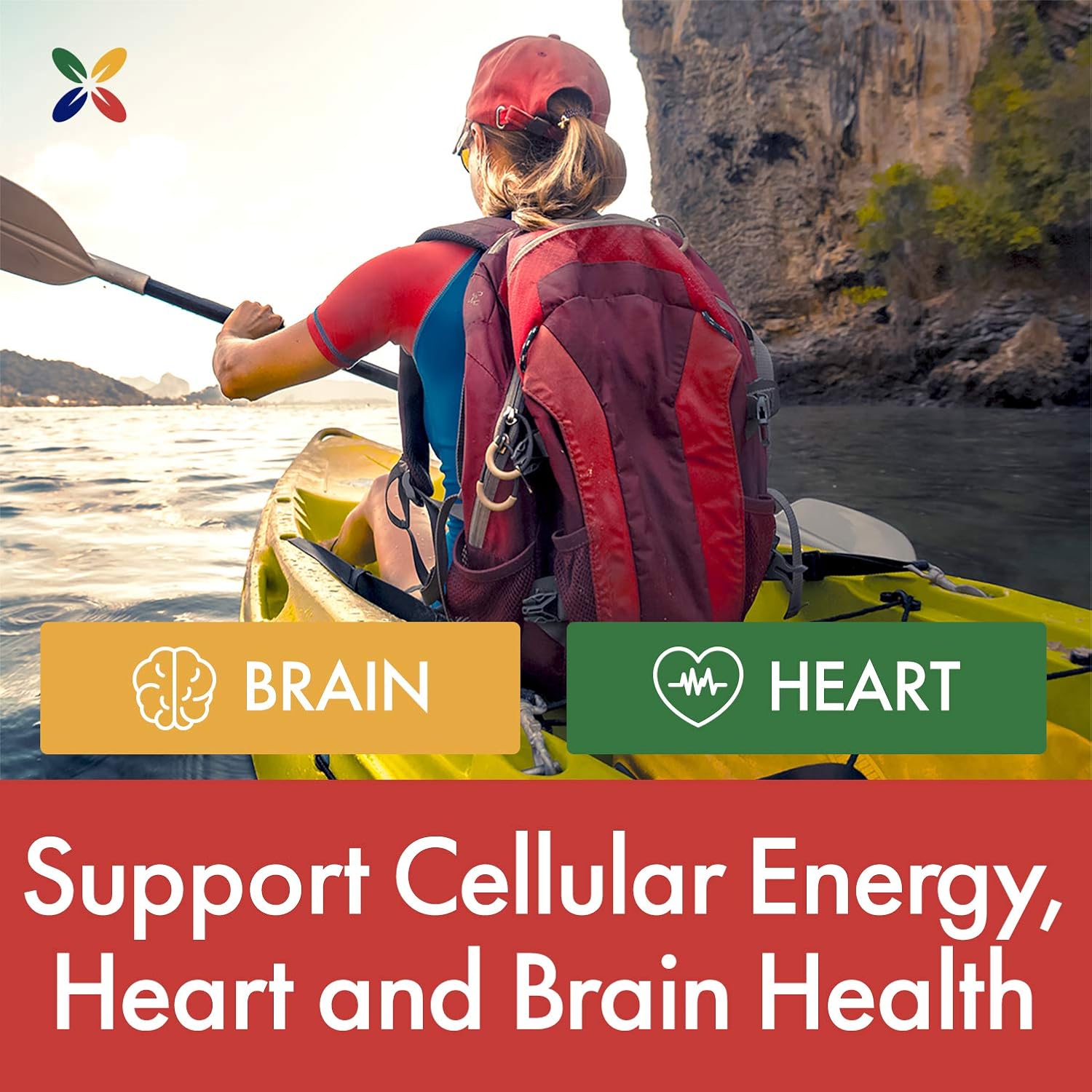 MAX-Q10 CoEnzyme with Kaneka Q10 and BioPerine Black Pepper Extract - 200mg Capsules for Heart Health & Energy