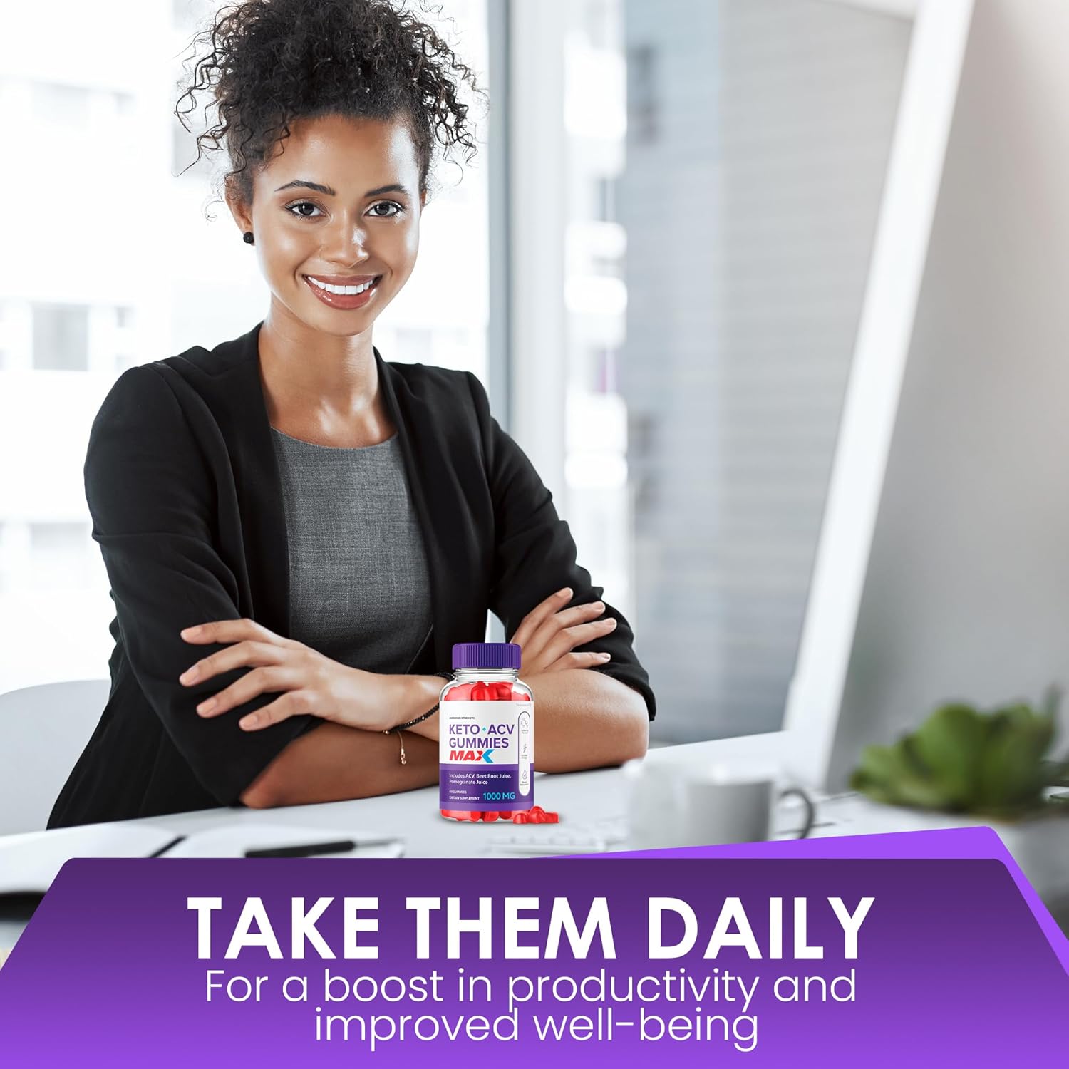 Max Strength Nutrocell Biolife Keto ACV Gummies with Pomegranate Juice and B12 - 60 Gummys Bio Lyfe Pack