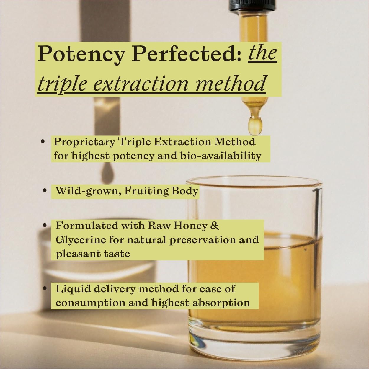 Maximum Potency SUBLUNA Reishi Triple Extract Tincture for Immune Support, Stress Relief, and Mood Balance - Powerful Adaptogen Liquid Drops