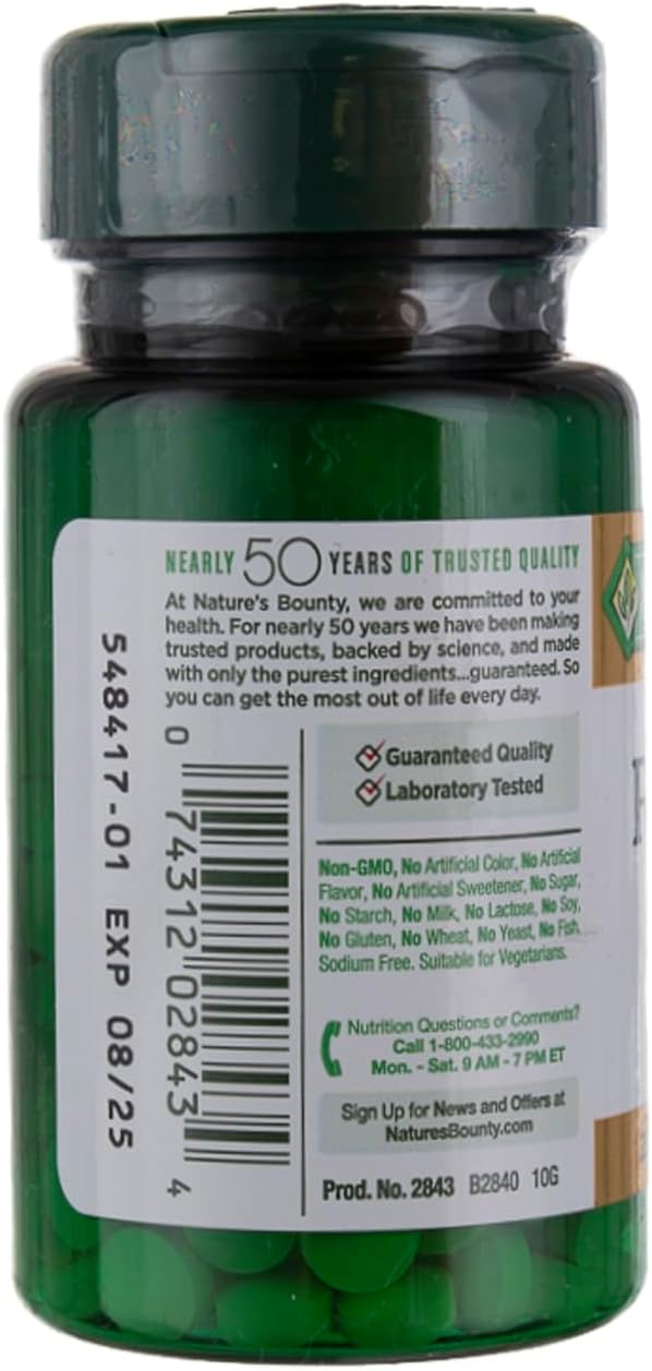 Maximum Strength 800 mcg Folic Acid Tablets - 250 Count by Nature's Bounty