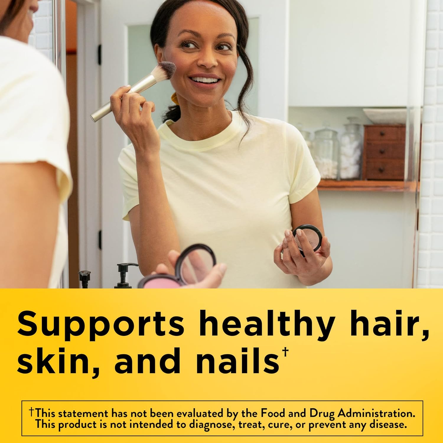 Maximum Strength Biotin 5000 mcg Supplement for Healthy Hair, Skin & Nails - 120 Softgels