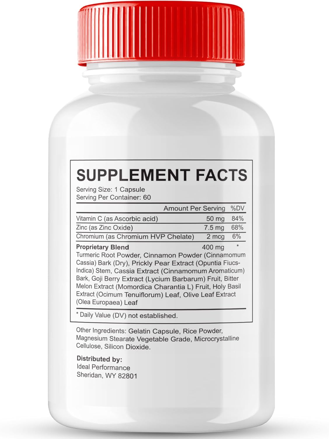 Maximum Strength Gluco Renu Glyco Support Capsules - All Natural Health Supplement for Wellness - 3 Pack