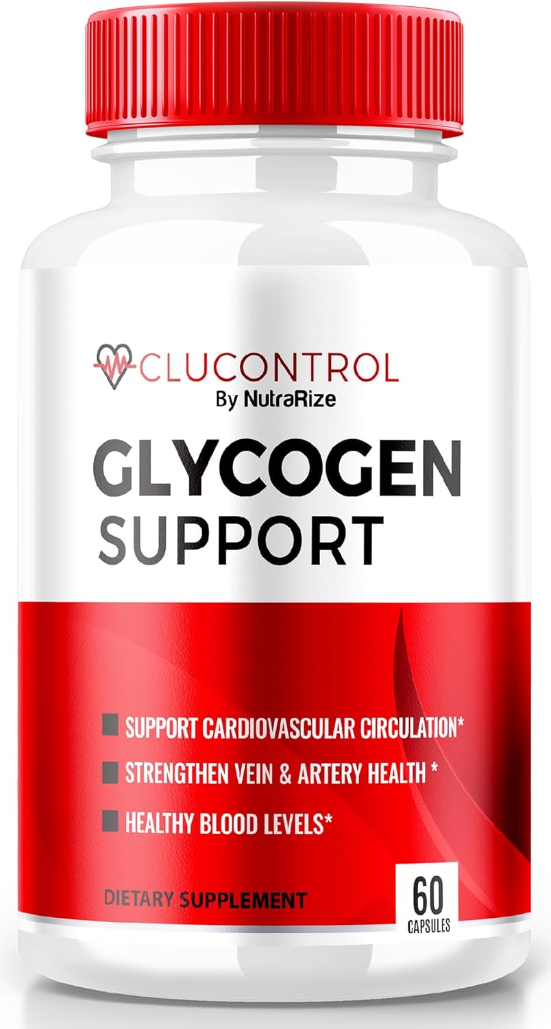 Maximum Strength NutraRize CluControl Capsules for Healthy Glycogen Support - All-Natural Blood Formula with Official Reviews (60 Capsules)