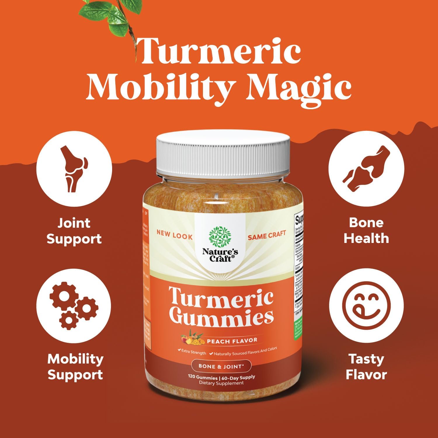 Maximum Strength Water Away Pills & Turmeric Gummies Bundle for Fast Bloating Relief - Peach Flavor Joint Support for Adults