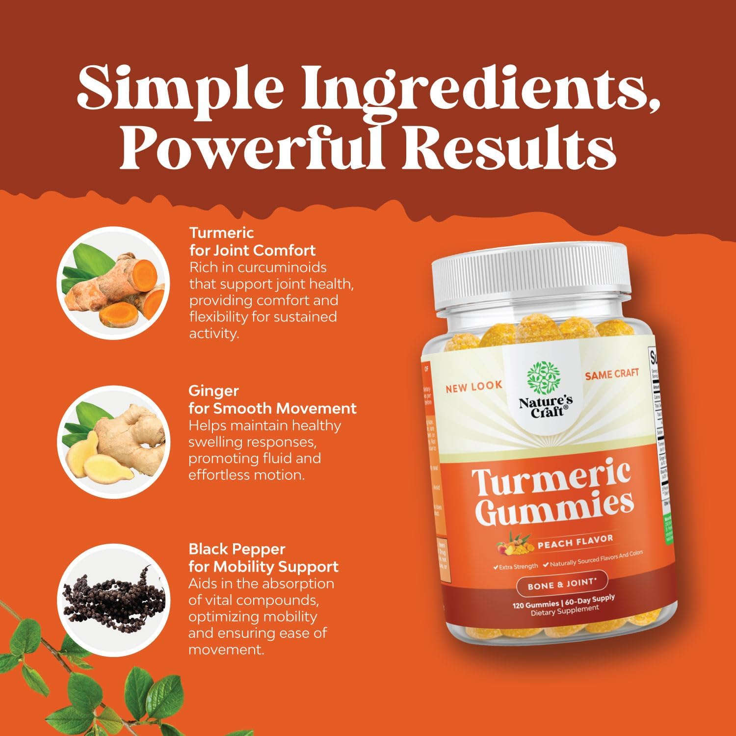 Maximum Strength Water Away Pills & Turmeric Gummies Bundle for Fast Bloating Relief - Peach Flavor Joint Support for Adults