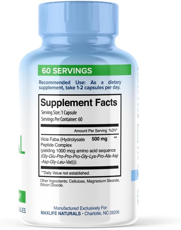 MAXLIFE NATURALS Pro Heal 157 - Peptide Compound 1000mcg Body Protection Complex - 123% More Effective Than BPC 157 - Muscle Repair & Gut Health Support - 60 Capsules