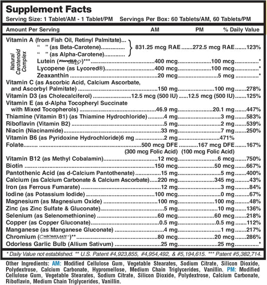 MDR Fitness Tabs Women's Patented Multivitamin for Energy & Fitness - ATP & NAD Support - AM/PM Formulas - 2 Month Supply