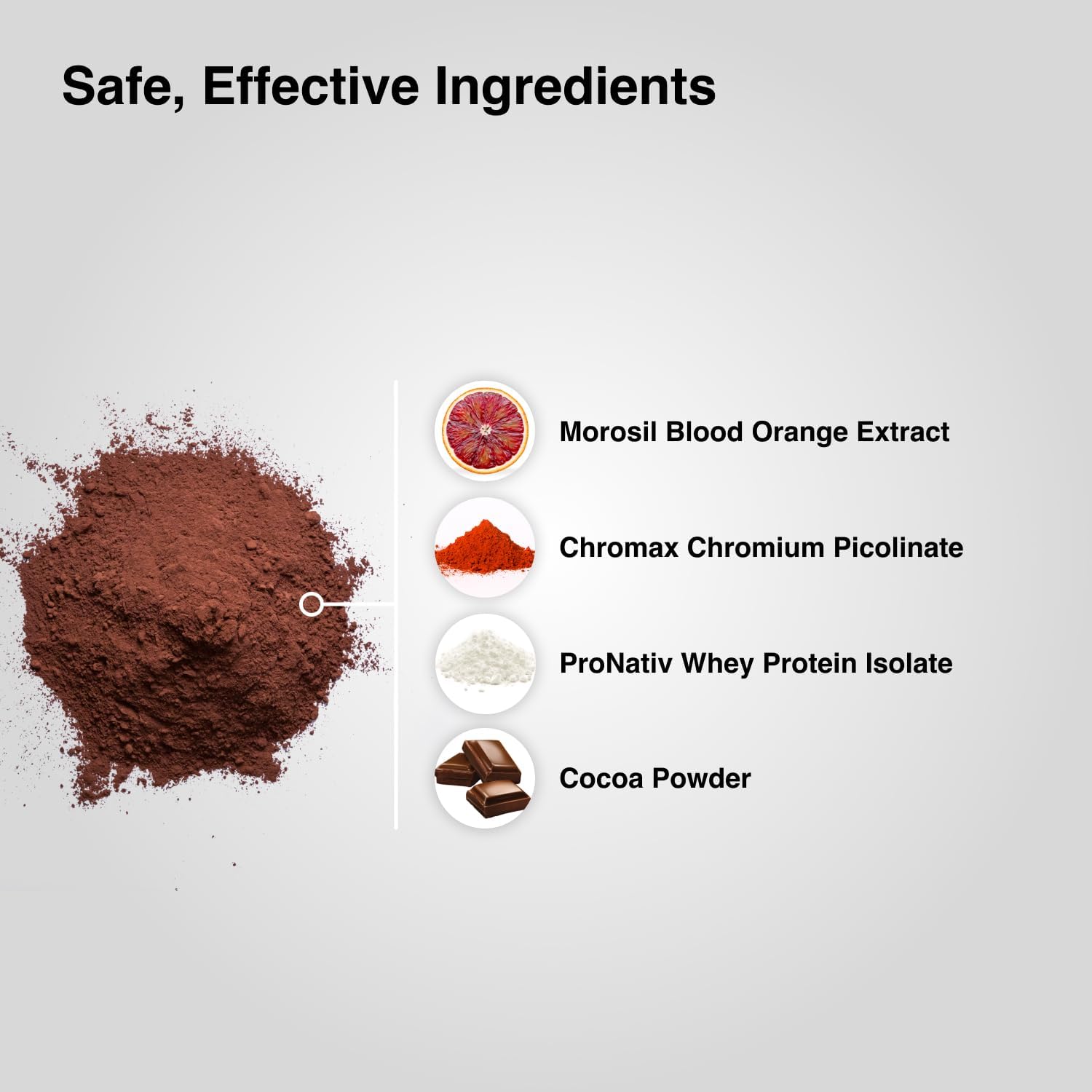 Mdrive Lean Muscle Mass Protein Powder with Morosil Blood Orange Extract 30 Servings