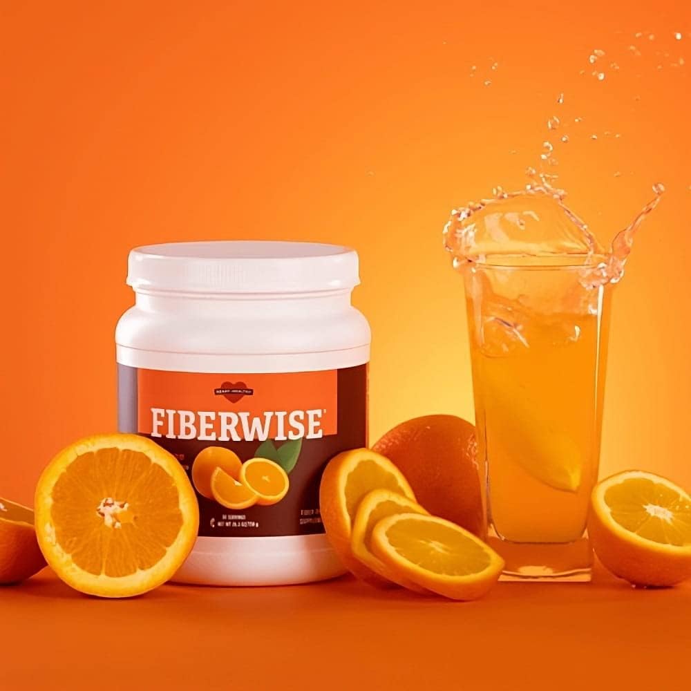 Meaneor Melaleuca FiberWise Heart Healthy Fiber Supplement - 30 Servings - Orange Flavor - 28.6 OZ (810g)