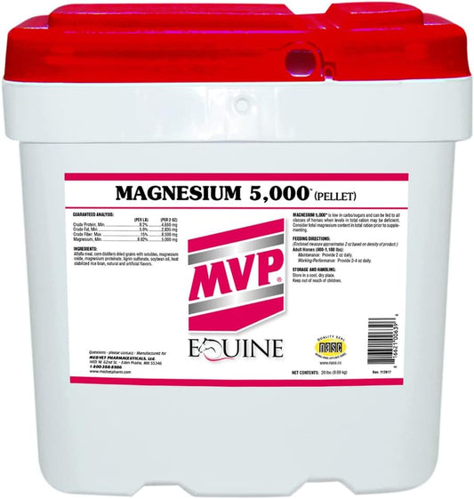 Med-Vet Pharmaceuticals Magnesium 5,000 Supplement for Horses - 20lb Pack Size