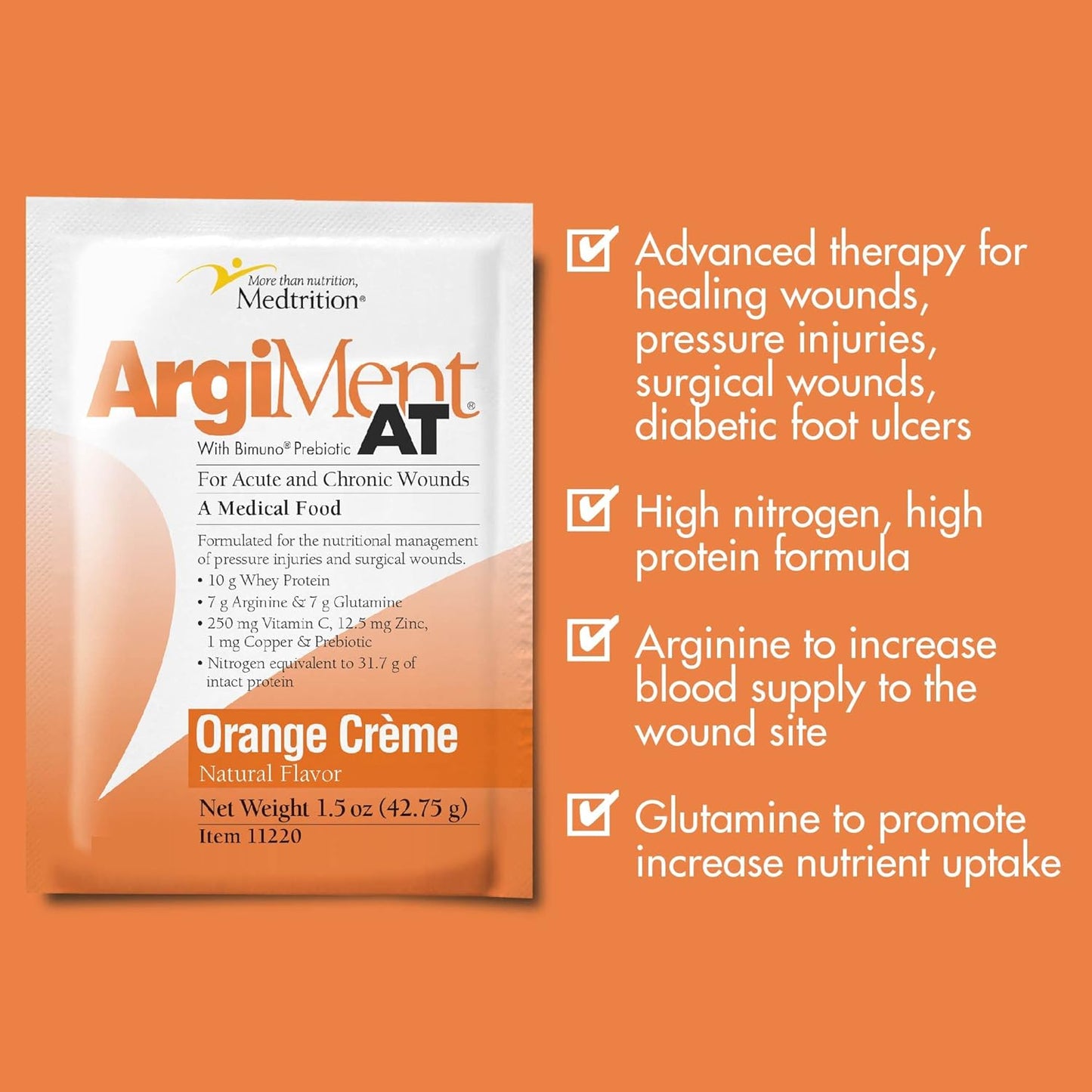 Medtrition ArgiMent 20 Pack - Nutritional Supplement for Improved Health and Wellness