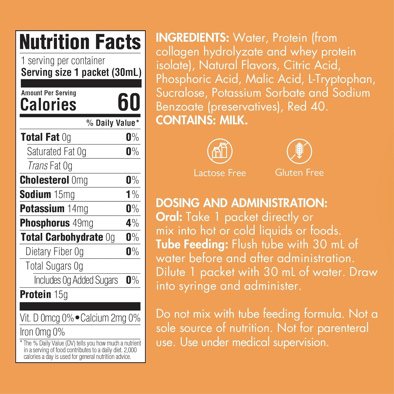 Medtrition ProSource NoCarb Berry Punch Liquid Energy Packets - 30 Pack