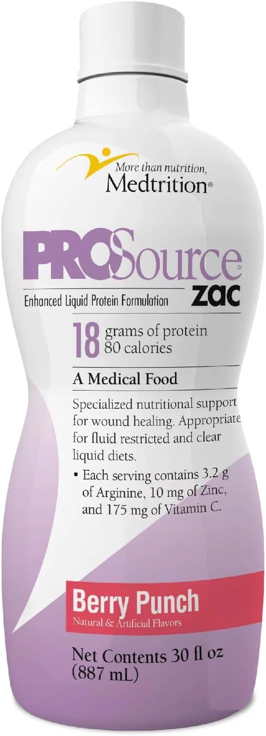 Medtrition ProSource Zac Berry Punch Drink Mix for Wound Healing - Single Serving