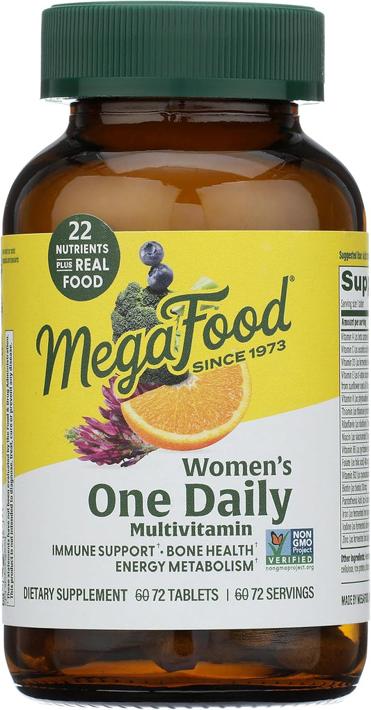 MEGAFOOD Women's One Daily Multivitamin Supplement, 72 Tablets