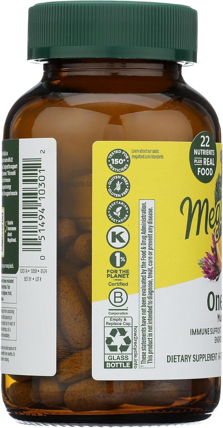 MEGAFOOD Women's One Daily Multivitamin Supplement, 72 Tablets