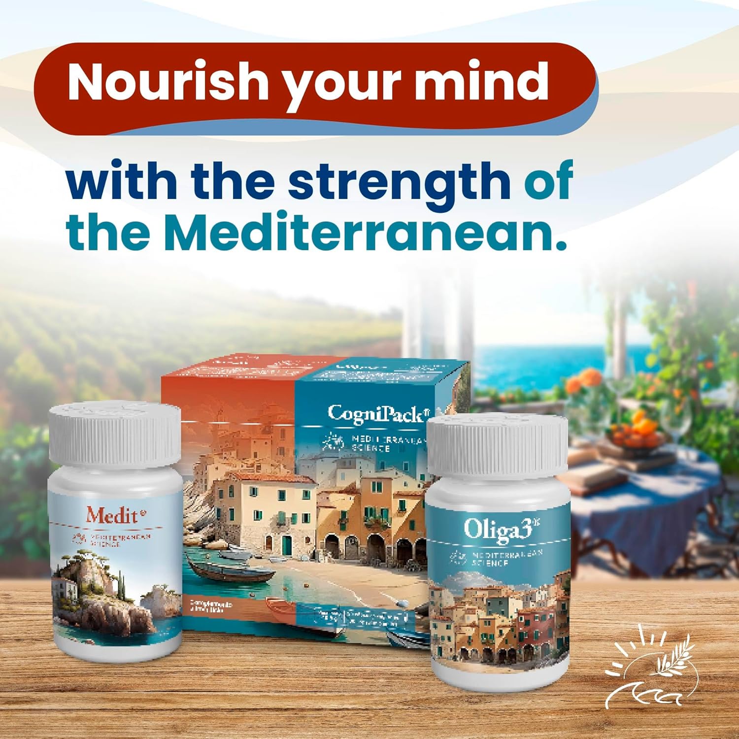Memory & Focus Boosting Vitamins with Omega-3, Vitamin E, D, Magnesium, Zinc, Selenium, Saffron - CogniPack