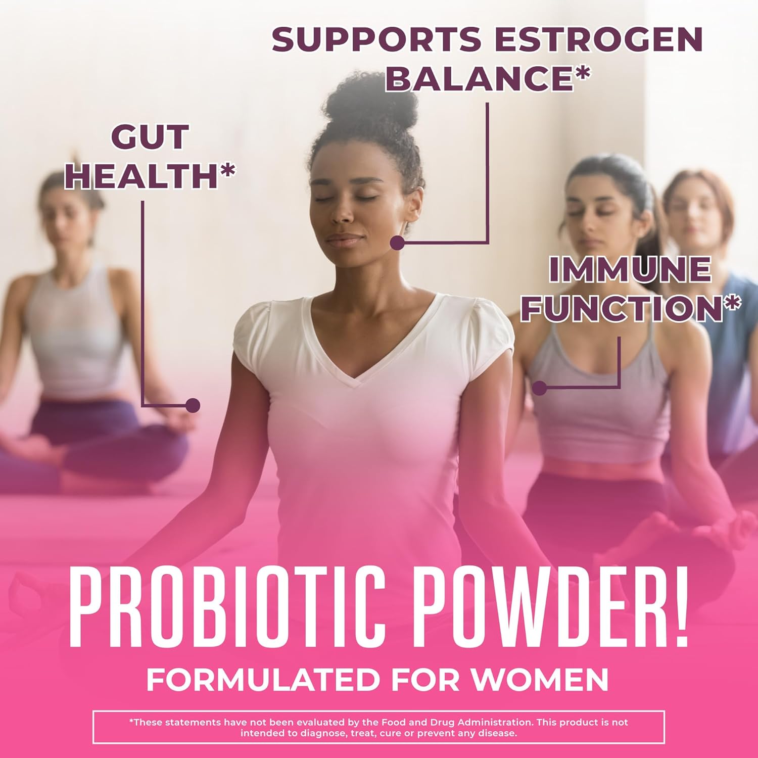Menopause Probiotics for Women | Hormonal Support & Estrogen Supplement | Clinically Tested | 60 Billion CFU | Allergen Free | 0.5 oz