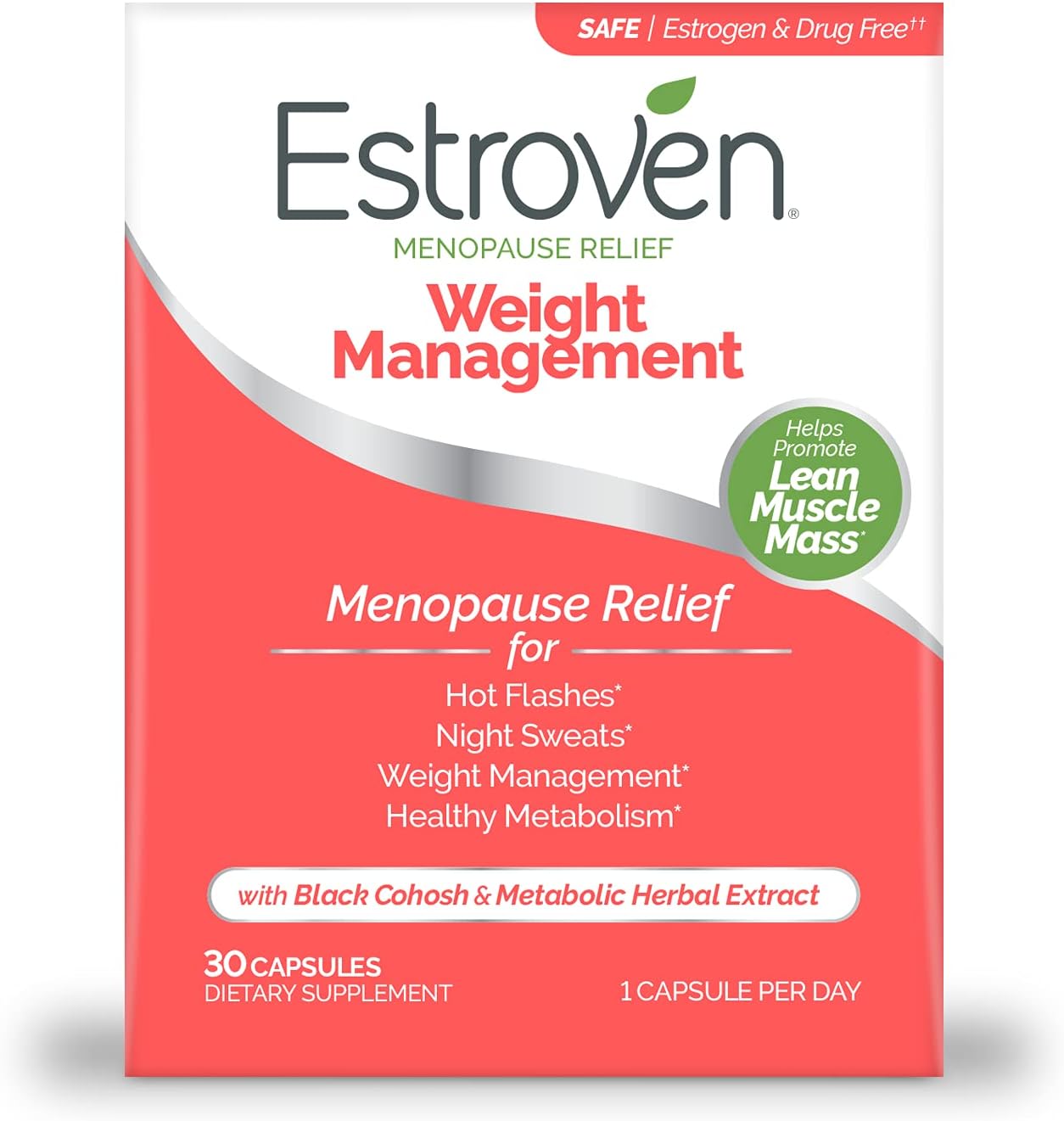 Menopause Relief Bundle: Estroven Weight Management & Mood Boost - 30 Ct. Each with Clinically Proven Ingredients