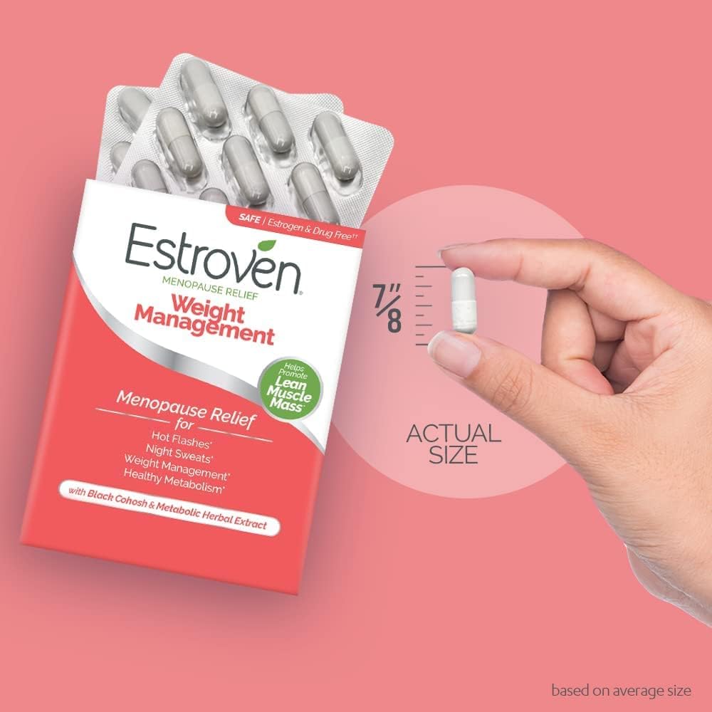 Menopause Relief Bundle: Estroven Weight Management & Mood Boost - 30 Ct. Each with Clinically Proven Ingredients