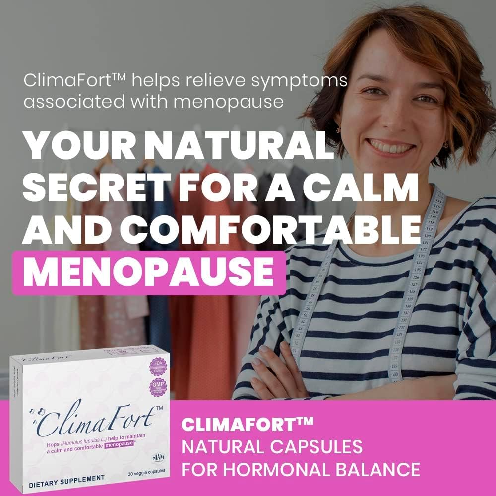 Menopause Support Capsules for Women - Dietary Supplement for Hormone Balance