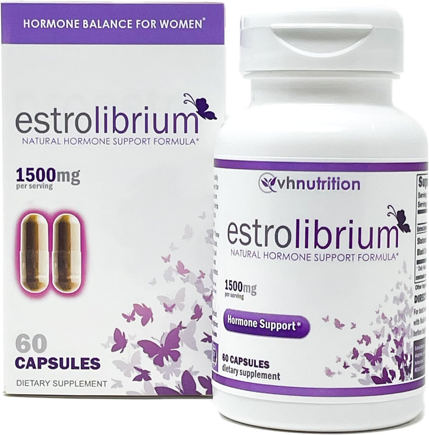 Menopause Support Supplement for Women - Hormone Balance with Black Cohosh, Shatavari, Chaste Tree Berry, Dong Quai - 60 Capsules