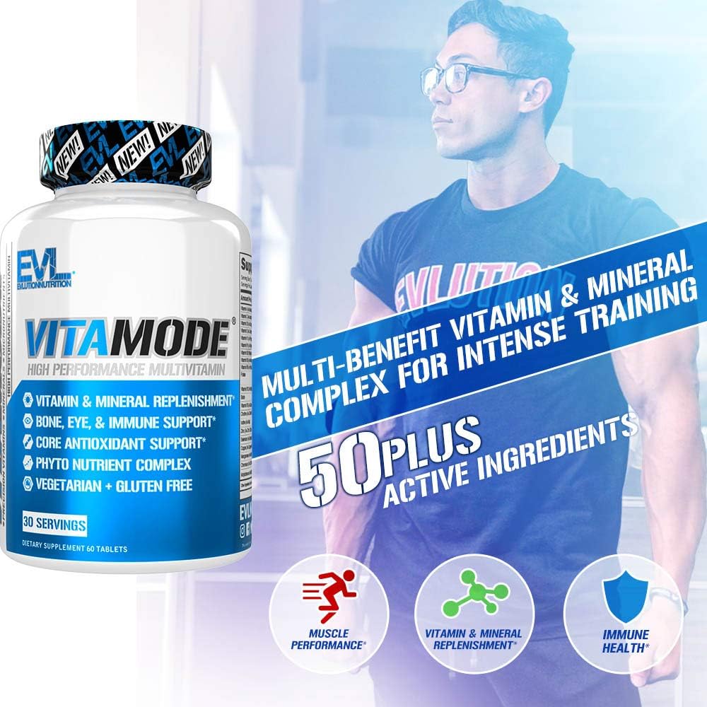Men's Daily Multivitamin with Essential Minerals and Phytonutrient Complex for Energy and Immune Support