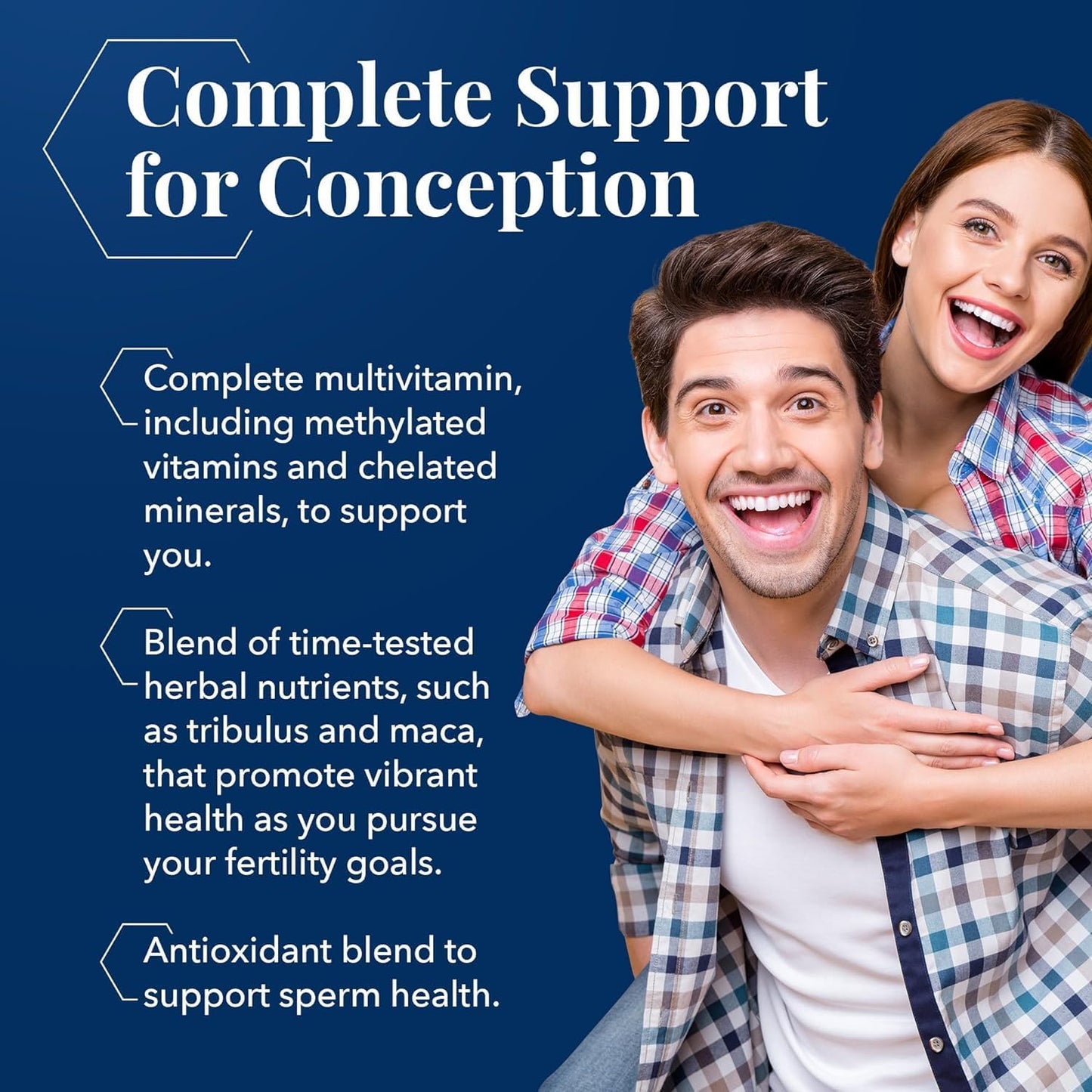 Men's Fertility Multivitamin Supplement with Methylated Vitamins, Antioxidants, Magnesium, & Zinc - 30 Tablets by Best Nest Wellness