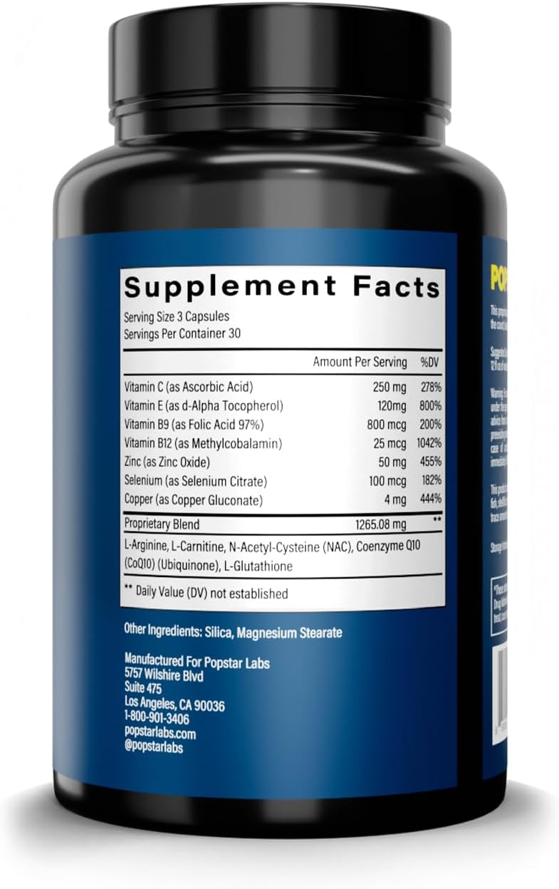 Men's Fertility Supplement - Doctor Formulated in USA - Prenatal Vitamins for Men - Male Fertility Booster - 90 Vegan Capsules