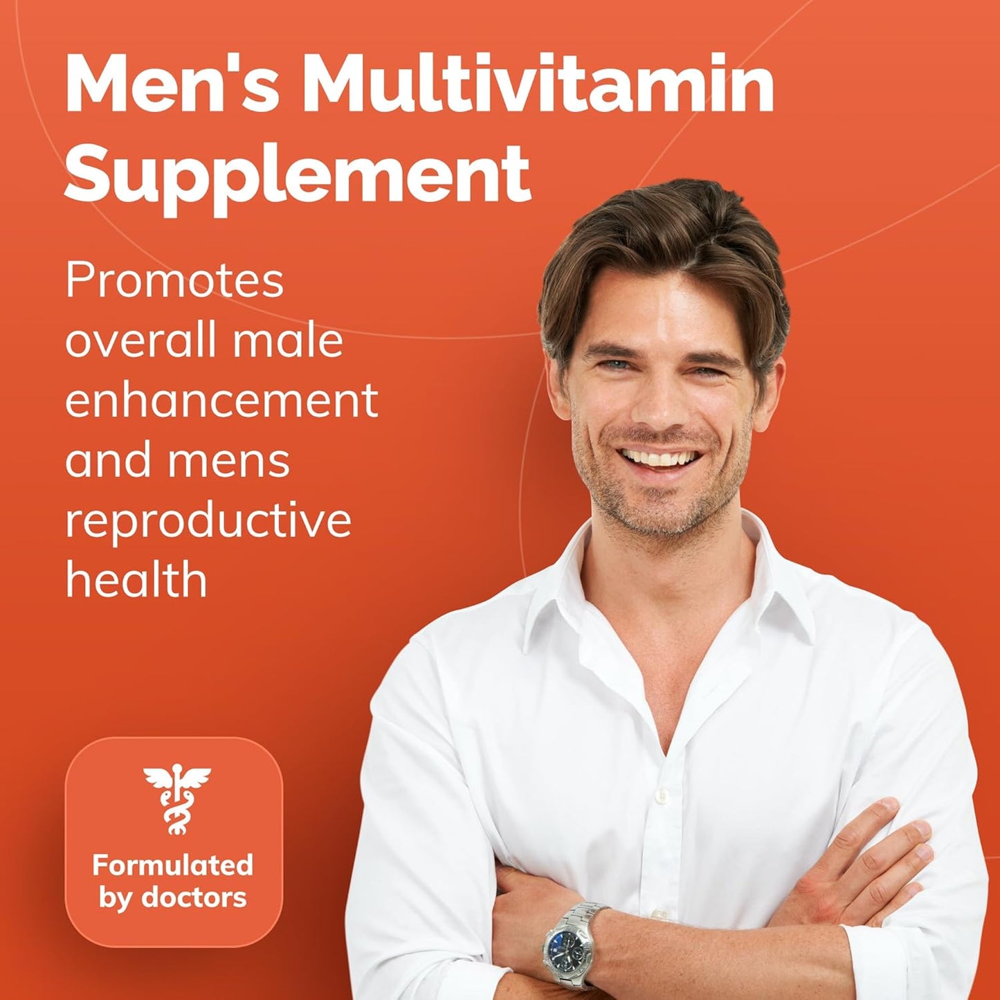 Men's Fertility Supplement with Vitamin D, E, Zinc, Antioxidants - Sperm Count, Motility Boost - 60 Capsules