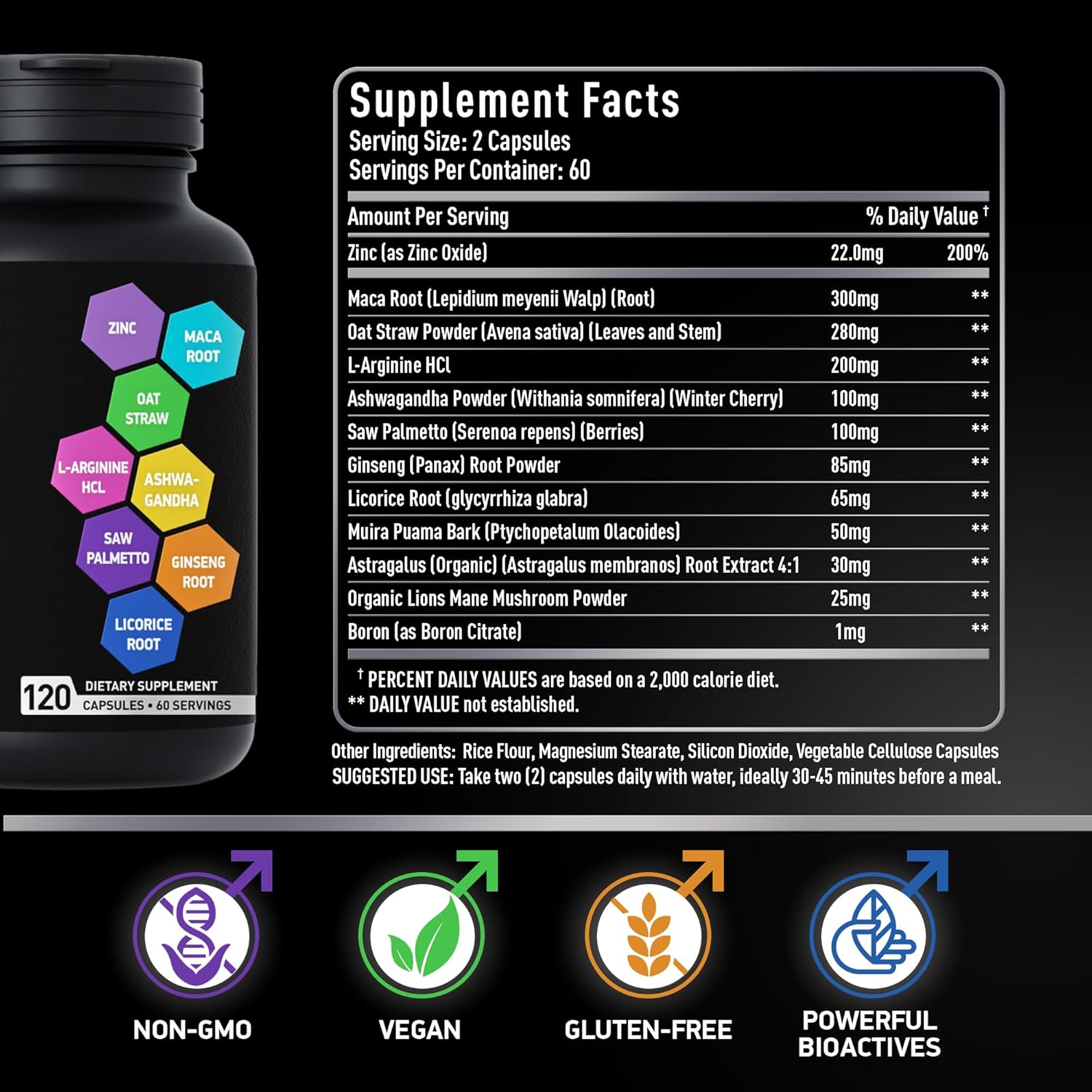 Men's Health Bundle: Fertility and Prostate Health Supplements by BIOACTIVE LABS