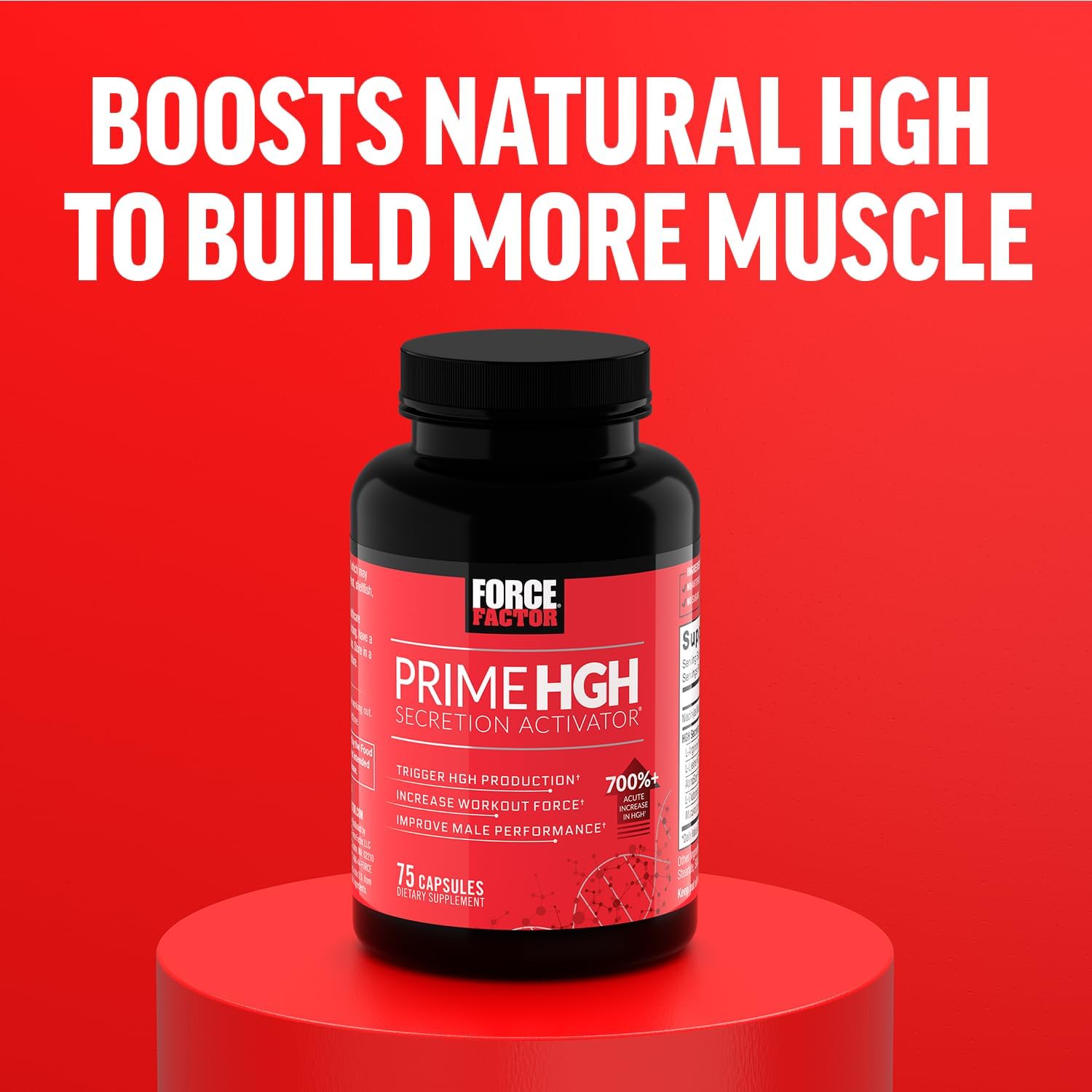Men's HGH Supplement to Boost Production and Performance - 75 Capsules