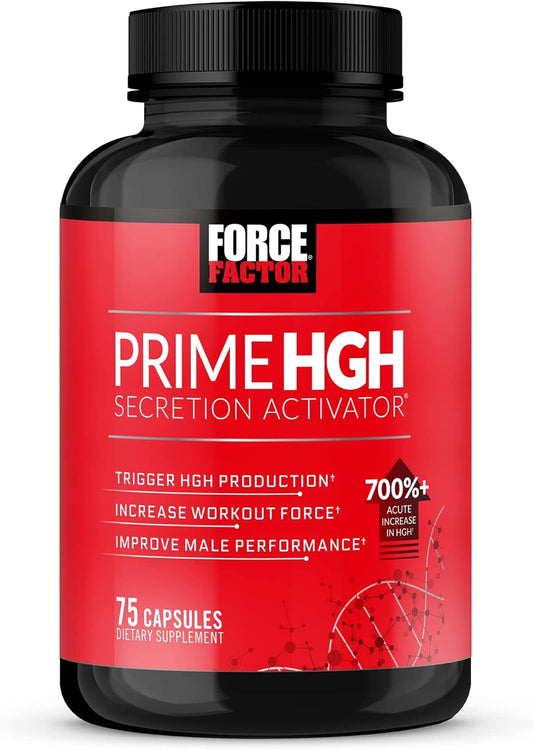Men's HGH Supplement with AlphaSize for Increased Workout Force - 75 Capsules