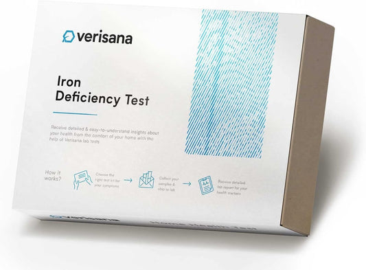 Men's Iron Deficiency Test - Check Your Ferritin Levels at Home with CLIA-Certified Lab - Verisana