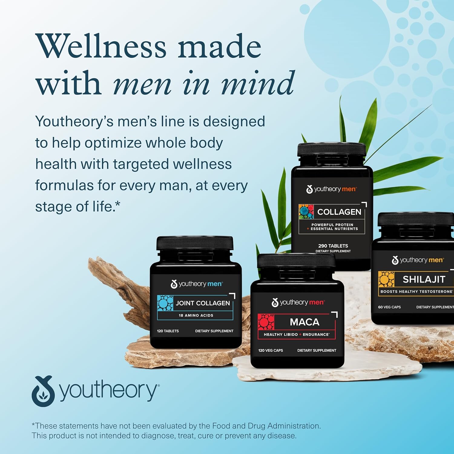 Men's Joint Collagen Supplement with 18 Amino Acids, Boswellia Extract, Ginger & Black Pepper - Supports Joint Health - Dairy, Soy, Gluten Free - 120 Tablets
