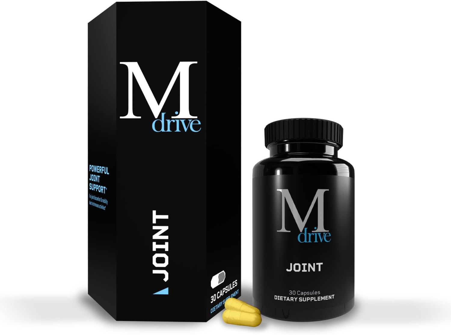 Men's Joint Support Supplement - Promotes Healthy Joint Function, Flexibility, & Mobility - With UC-II Collagen, Turmeric Curcumin, & Hyaluronic Acid - 30ct