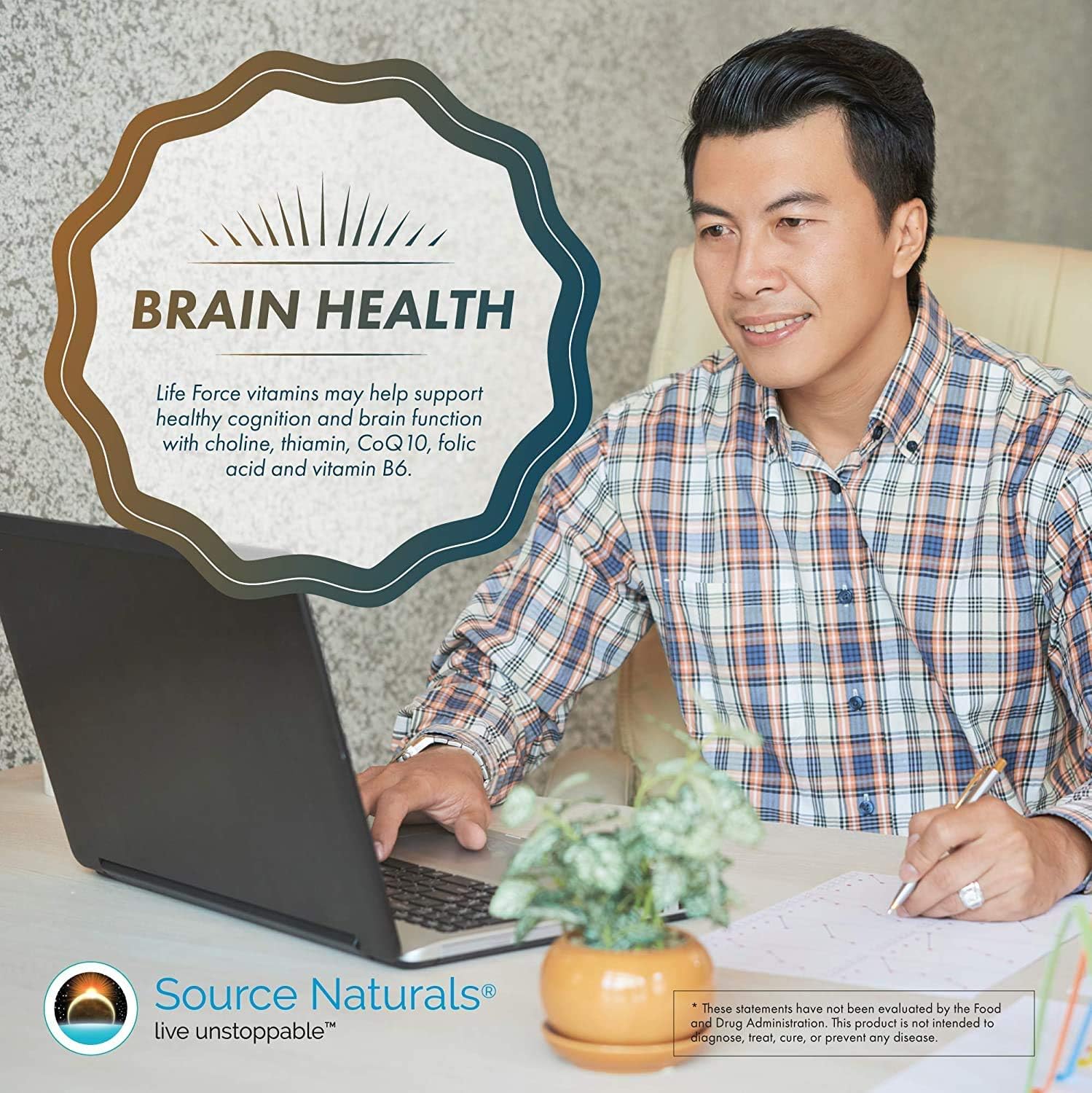 Men's Life Force 90 Tablets by Source Naturals - Daily Multivitamin for Men's Health and Vitality