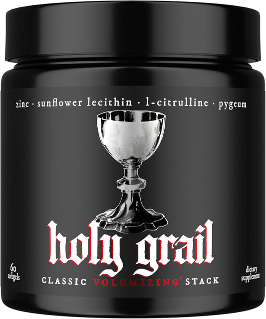 Men's Load & Fertility Enhancer Softgel Stack with Sunflower Lecithin, Pygeum, L-Citrulline, & Zinc - Boost Semen Volume & Testosterone in One Month