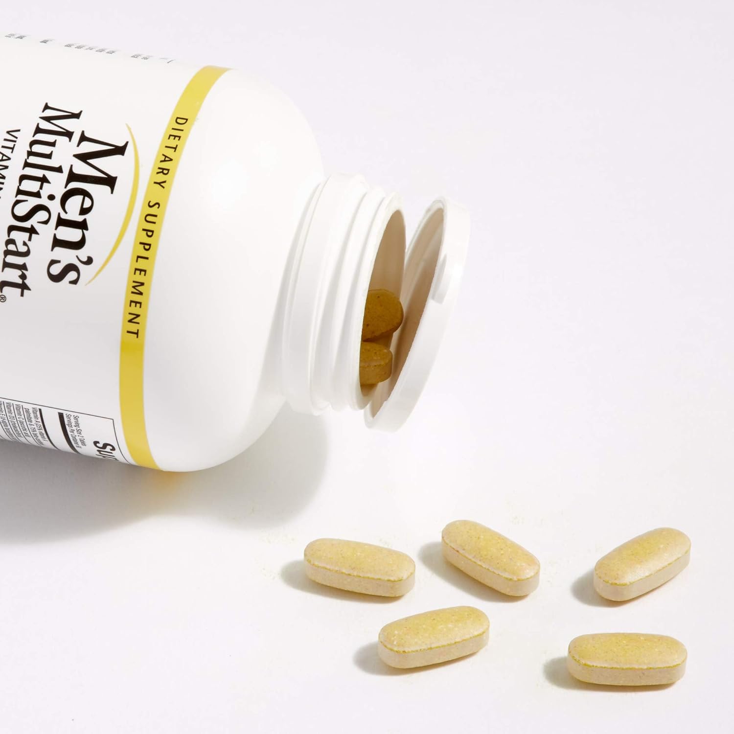 Men's MultiStart Daily Multivitamin by Natural Factors, 120 Tablets for Immune Health & Energy, 60 Servings