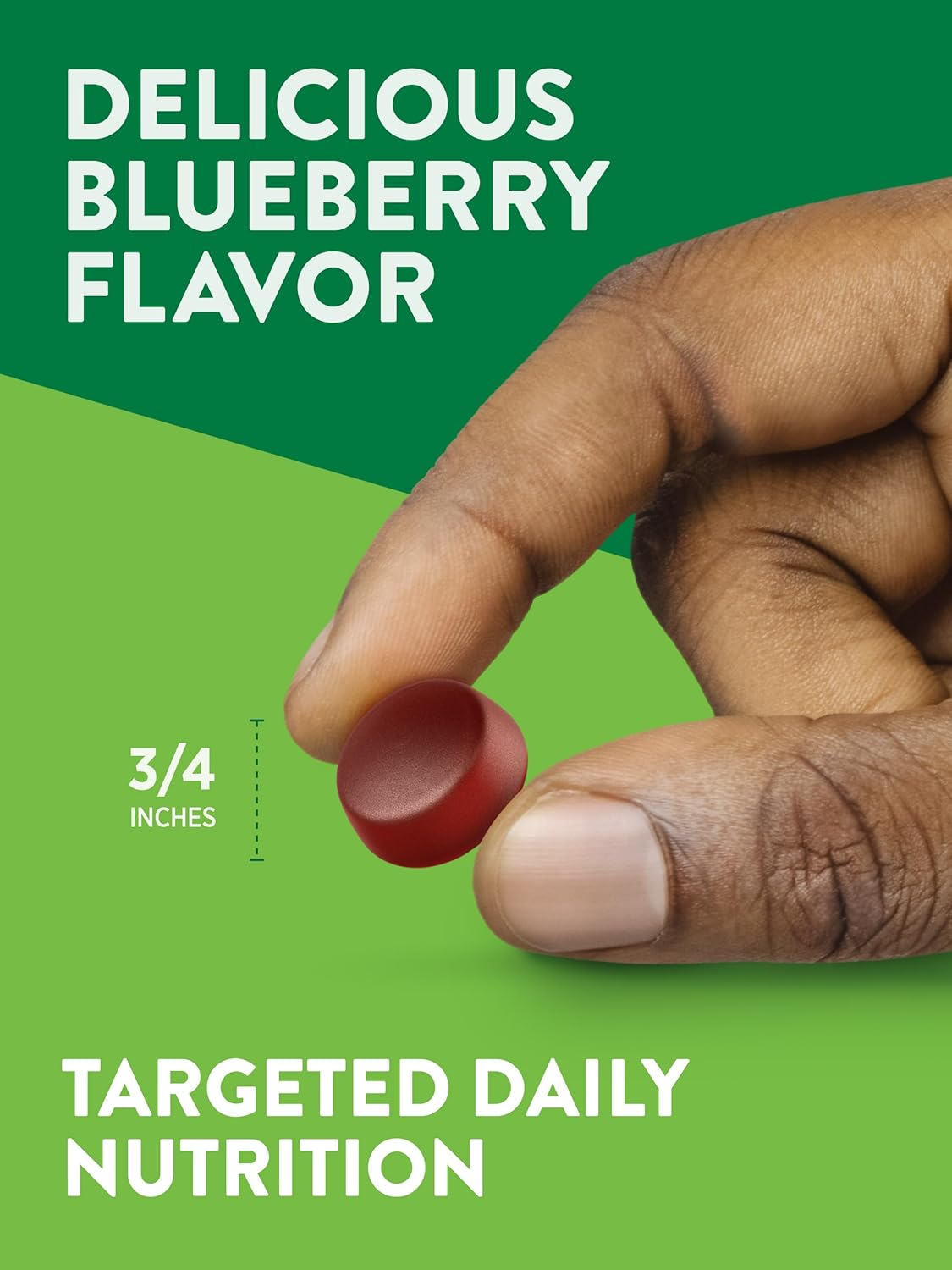 Men's Multivitamin Gummies with B12, D3, & Zinc | Blueberry Flavor | 70 Count | Vegetarian, Non-GMO, Gluten Free