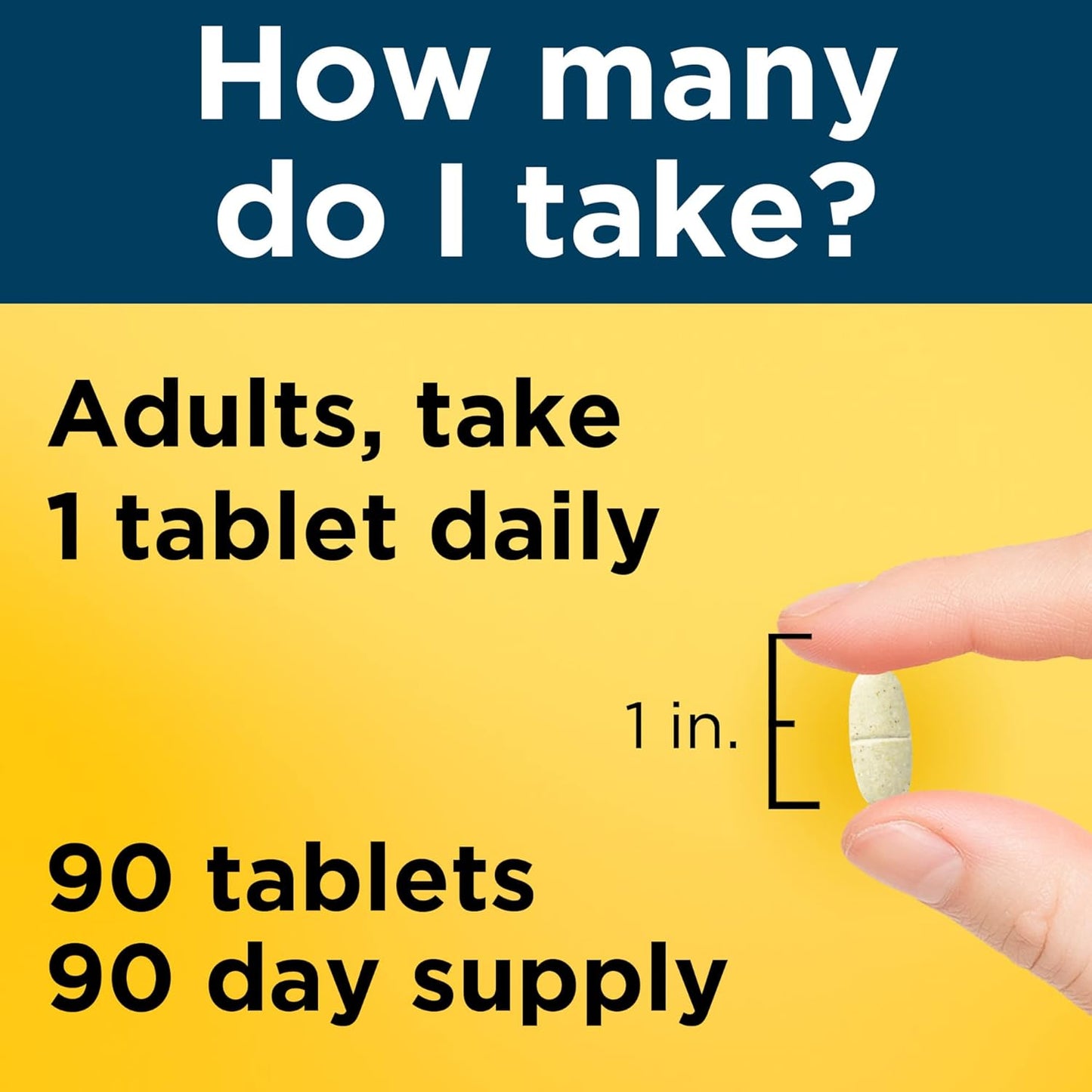 Men's Multivitamin Without Iron for Daily Nutrition, 90 Tablets - 90 Day Supply