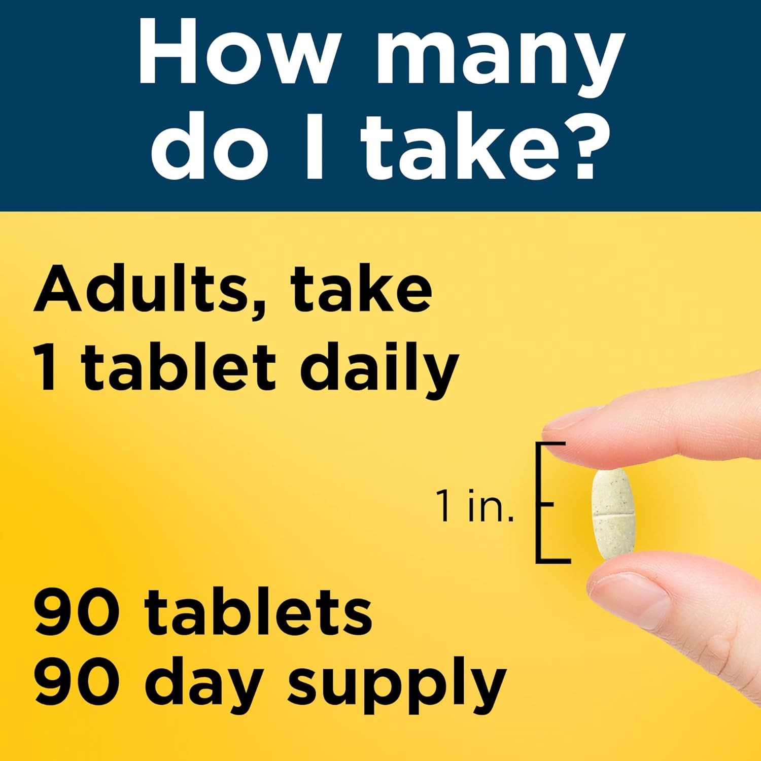 Men's Multivitamin Without Iron for Daily Nutrition, 90 Tablets - 90 Day Supply
