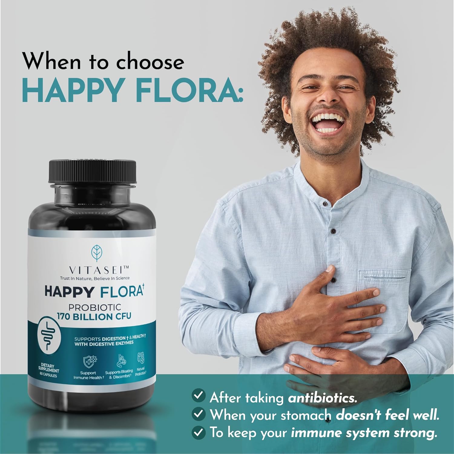 Men's Probiotic & Prostate Health Bundle for Gut and Prostate Support - Promotes Digestive Balance and Comfort