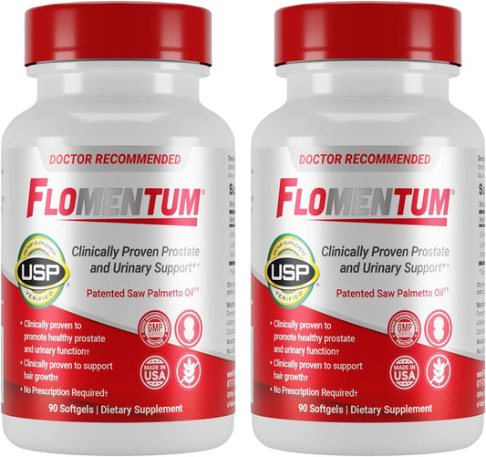 Men's Prostate Health Supplement with Saw Palmetto - Supports Prostate Function & Urinary Flow - 320mg Daily - 180 Count